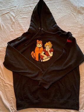 ITC - Annie - Black - Annie/ Dog Chest Logo - Size 2XL - Hoodie